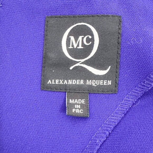 ALEXANDER MCQUEEN MCQ BRAND BLUE DRESS - Picture 4 of 9